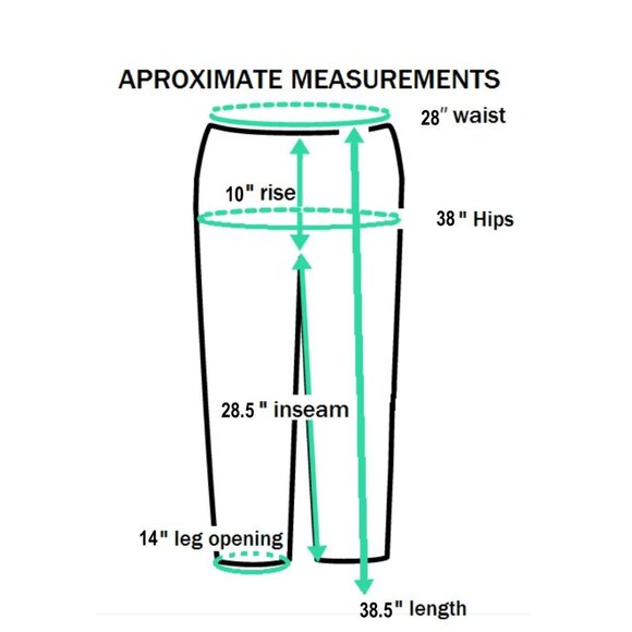 Women Pant Sz 4 Logo By Lori Goldstein Stretch Twill Boyfriend dark cyan - Picture 4 of 8